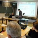 HSG-Trainer Andre Fuhr in Lehrerkonferenz