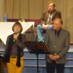Buchvorstwellung: Sabine Schlotter und BÃ¼rgermeister Klaus Geise
