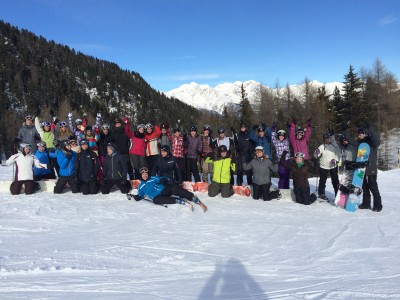 Gruppenbild Skifahrt