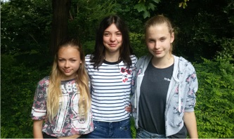 (von links) Stina Schlink, Charlotte Lengard, Jessica Günther